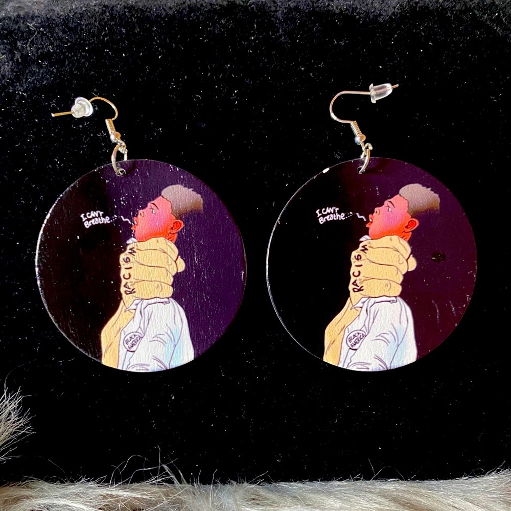 Wooden earrings